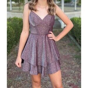 Glittery semi formal dress size 5/6